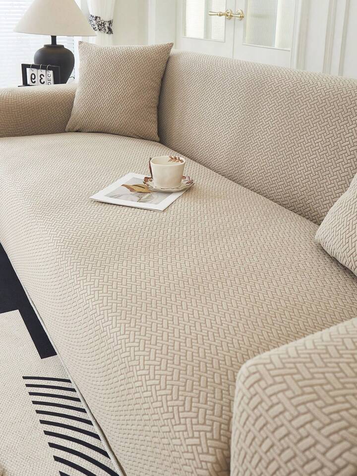 Jacquard Stripe Sofa Cover