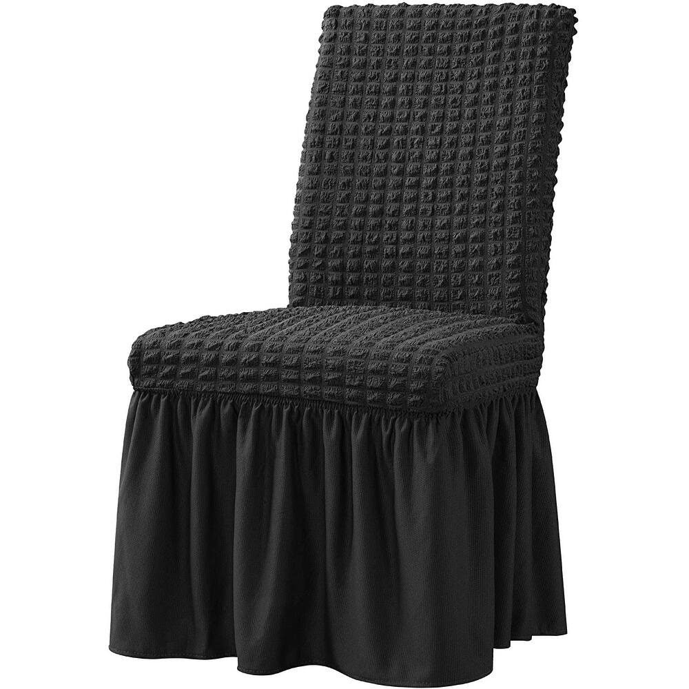 Ruffle Design Dinning Chair Covers
