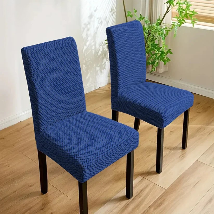 Fitted Stripe Style Dinning Chair Cover Design-3