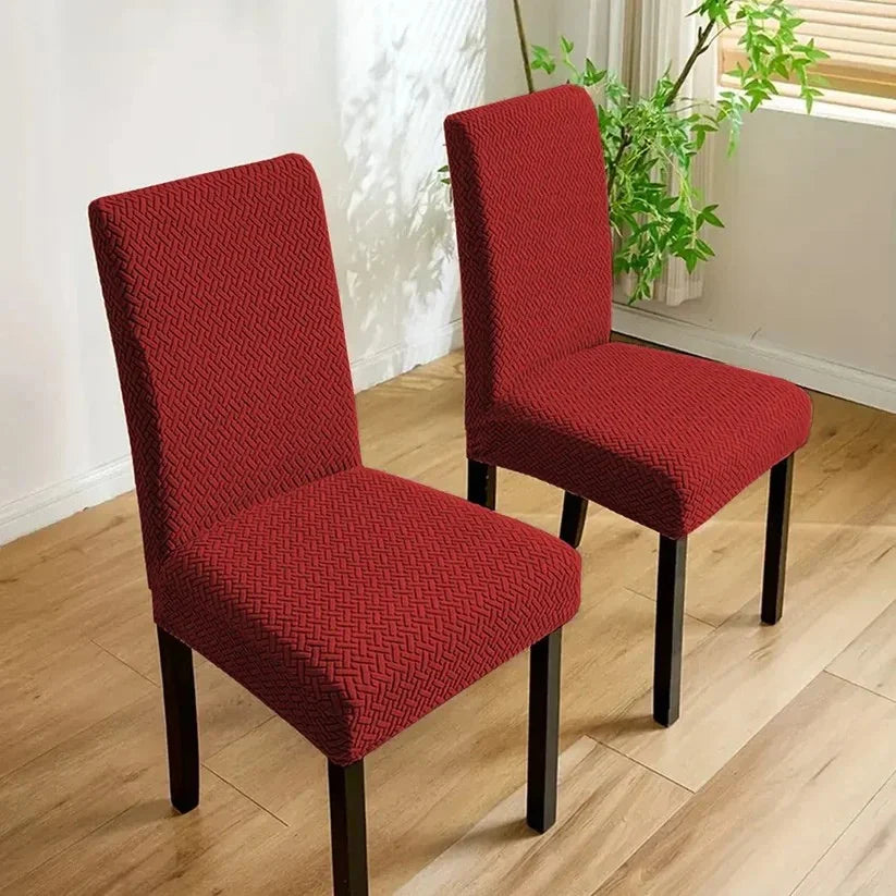 Fitted Stripe Style Dinning Chair Cover Design-3