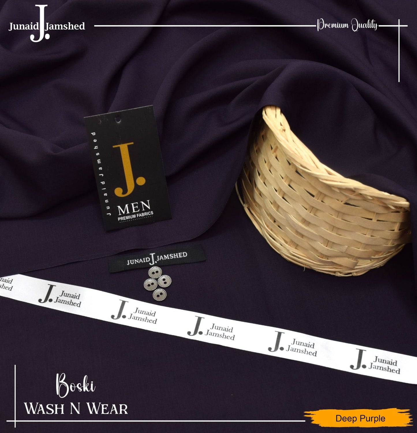 J. Junaid Jamshed wash and Wear Booski