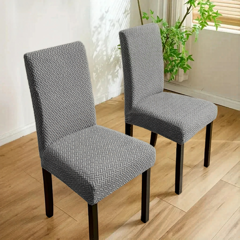 Fitted Stripe Style Dinning Chair Cover Design-3