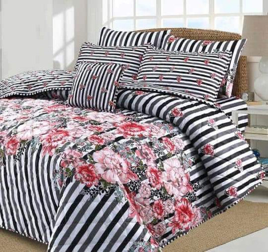 7 PCs Quilted Comforter Set CS-014