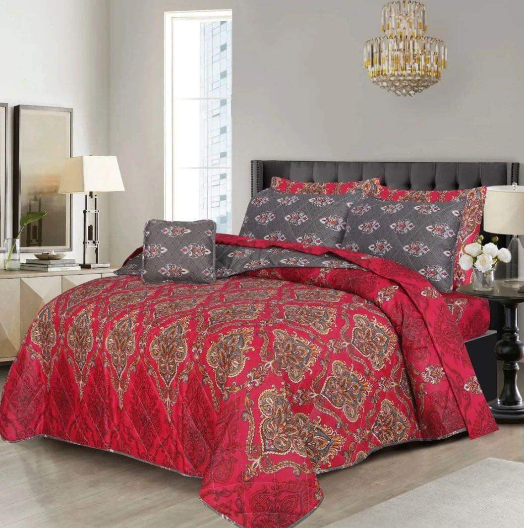 7 PCs Quilted Comforter Set CS-002