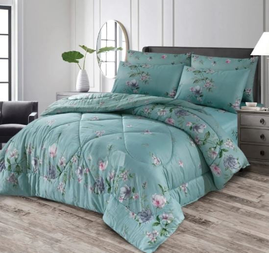 7 PCs Quilted Comforter Set CS-010