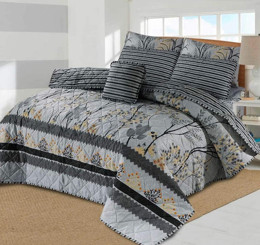 7 PCs Quilted Comforter Set CS-013