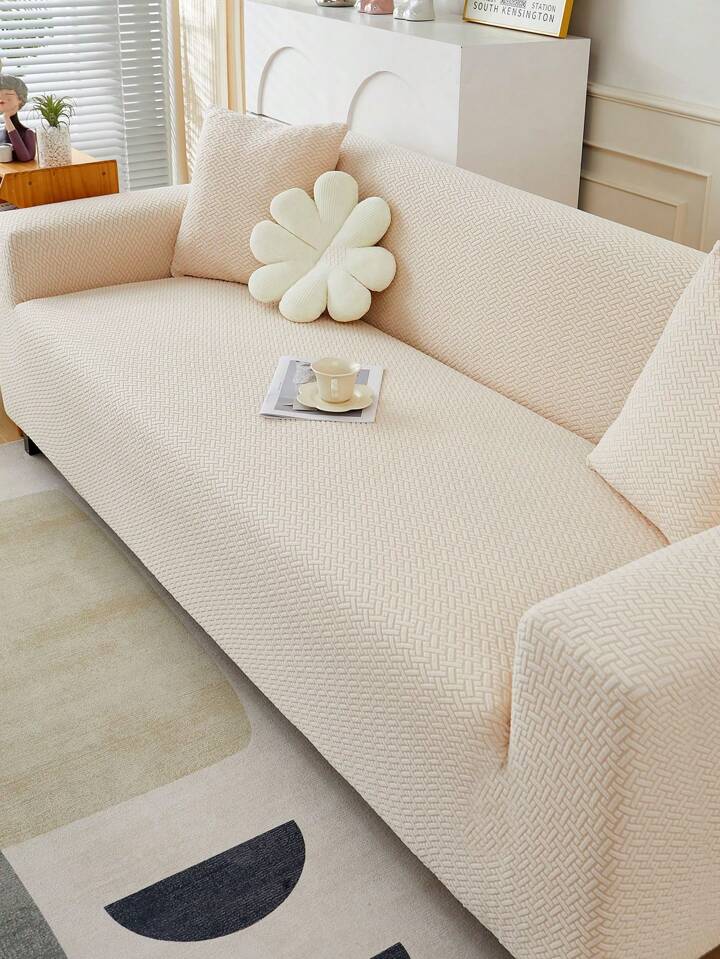 Jacquard Stripe Sofa Cover