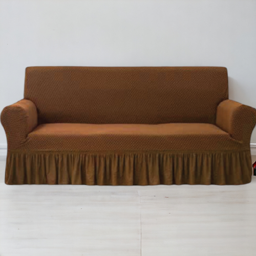 Turkish Style Sofa Cover | Copper Color | Dustproof Non-slip Sofa Slipcover For Bedroom Office Living Room Home Decor