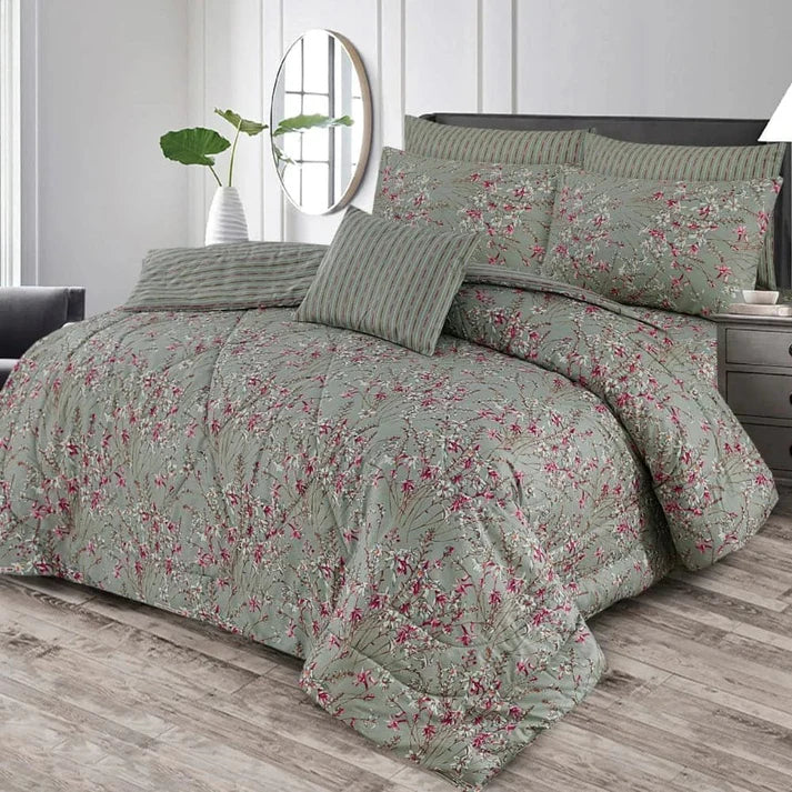 7 PCs Quilted Comforter Set CS-0116