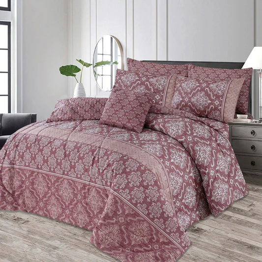7 PCs Quilted Comforter Set CS-020