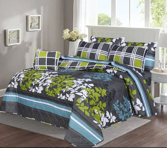 7 PCs Quilted Comforter Set CS-027