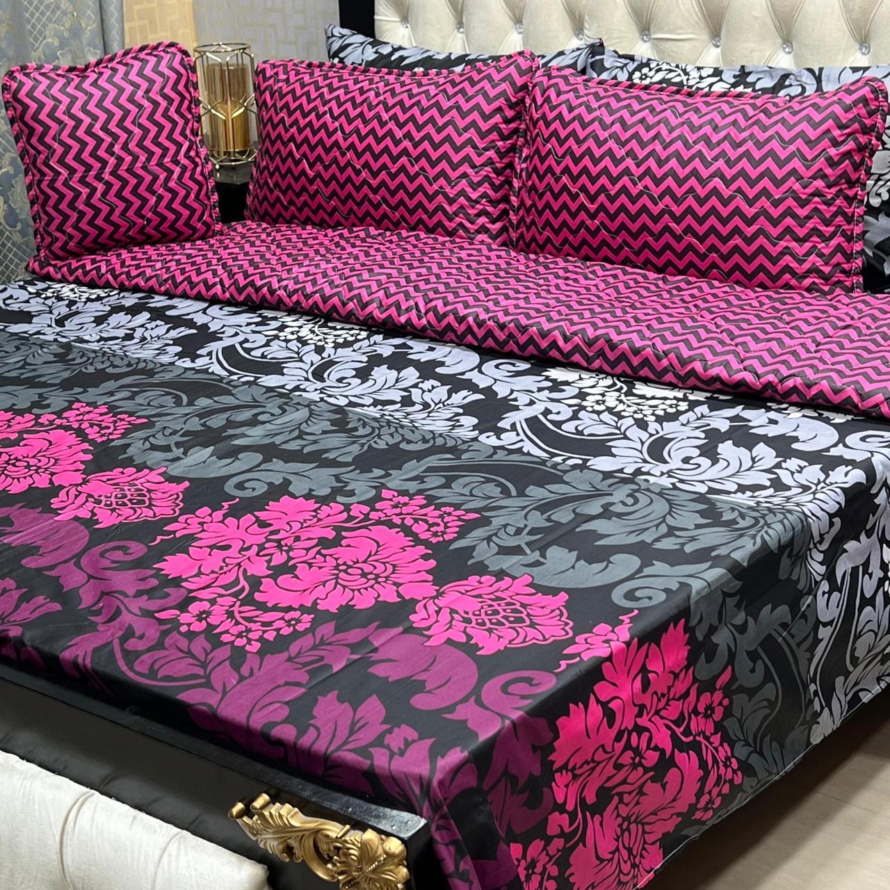 7 PCs Quilted Comforter Set CS-012