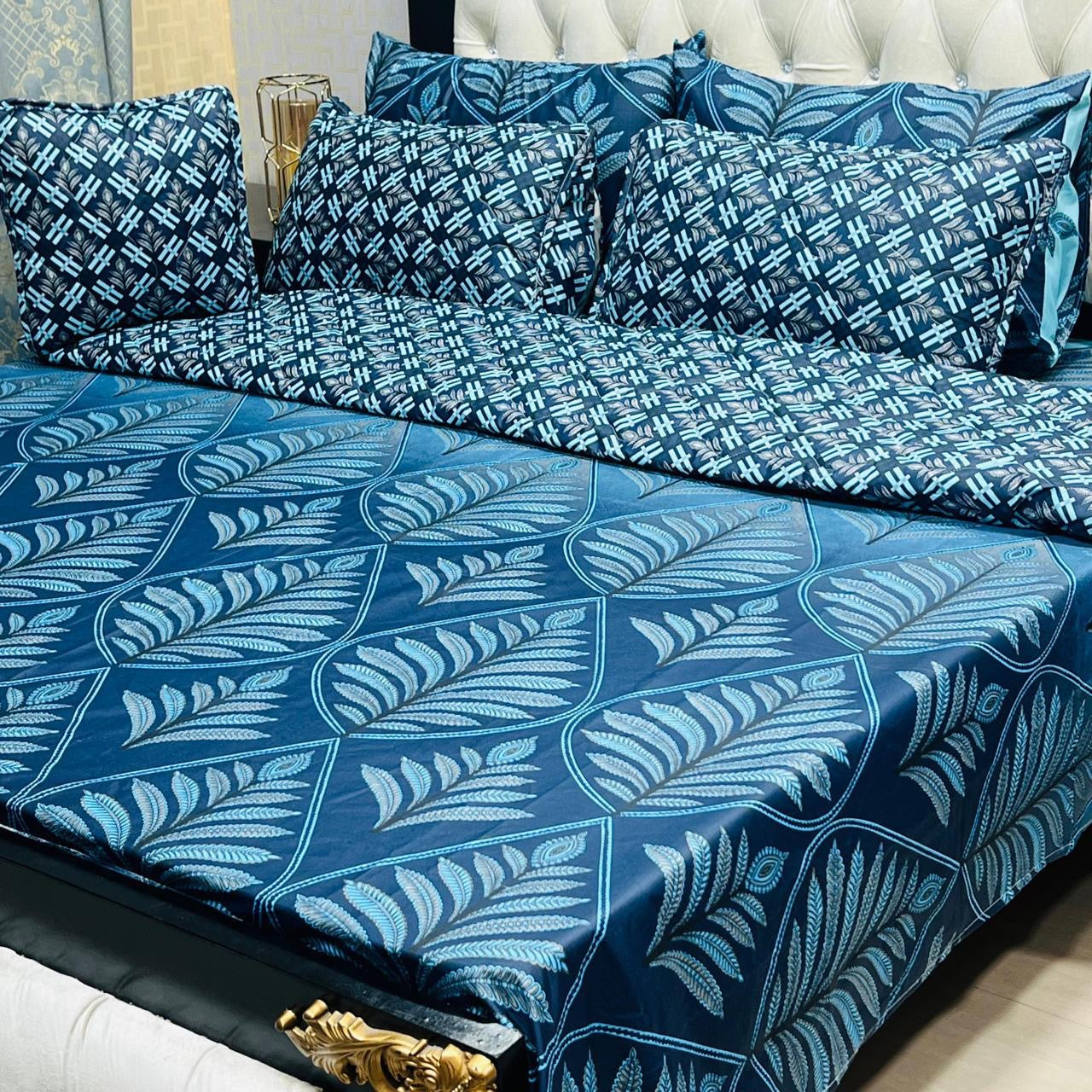 7 PCs Quilted Comforter Set CS-009