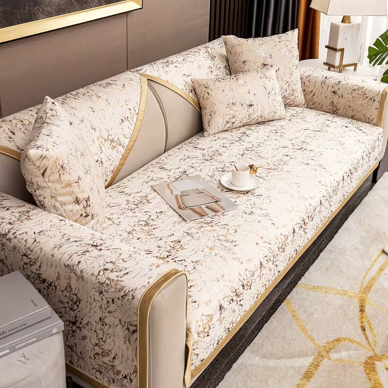 Modern 100% Velvel Texture Design Sofa Sheets