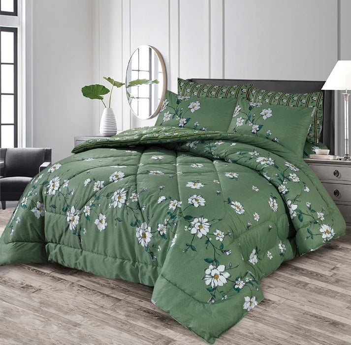 7 PCs Quilted Comforter Set CS-018