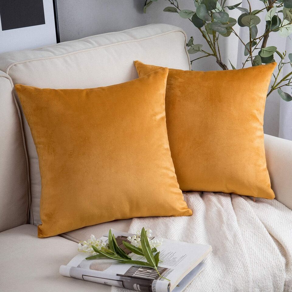 Soft Velvet Cushion Cover | sofa cushions , Bed cushions