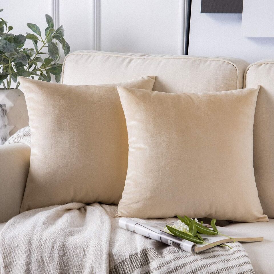 Soft Velvet Cushion Cover | sofa cushions , Bed cushions